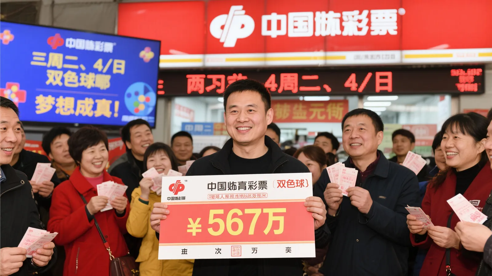 男子生日号码命中双色球567万 激动整夜难眠盼兑奖