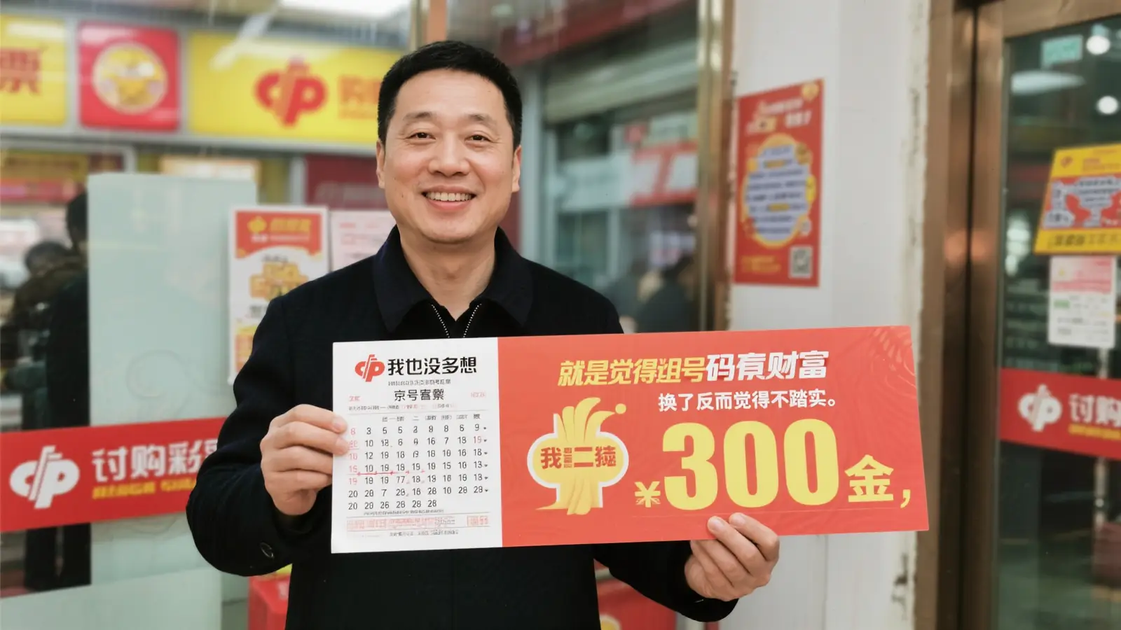 男子坚持多年守号，小复式喜中体彩710万大奖