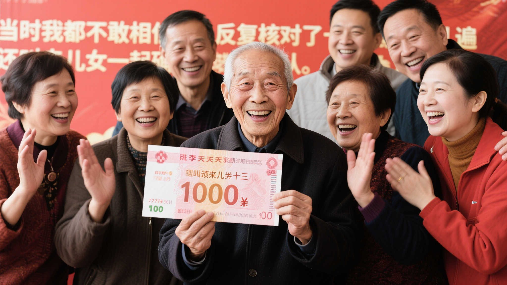 七旬老者坚持购彩20载终获1025万福彩大奖，助力晚年幸福生活